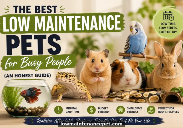The Best Low-Maintenance Pets for Busy People (An Honest Guide)