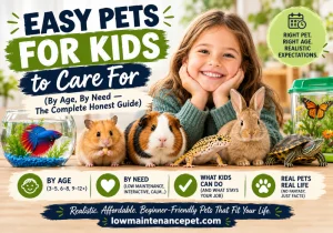 Easy Pets for Kids to Care For (By Age, By Need; The Complete Honest Guide)